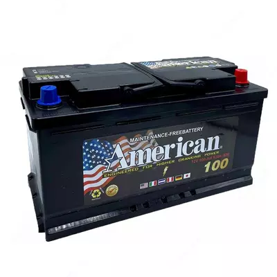 Avtomobil uchun batareya AMERICAN 12v100 (Turkiya)