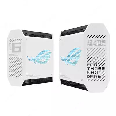 Маршрутизатор ASUS ROG Rapture GT6 WHITE-2-PK 90IG07F0-MU9A40