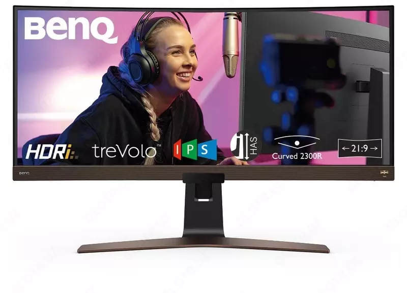 Monitor BenQ 38 EW3880R HDR Multimedia Monitor IPS 5mc 60hz WLED (3840x1600) 4K HDMI+DP+TypeC audio Brown