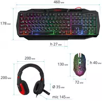 Проводной набор Defender Target MKP-350