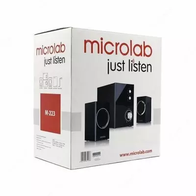 Колонки с сабвуфером Microlab M-223 акустическая стерео система