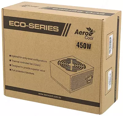 Блок питания Aerocool ECO-450