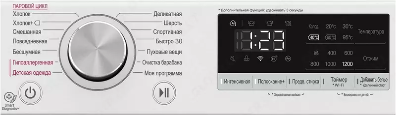 Kir yuvish mashinasi LG F2V5HS0W