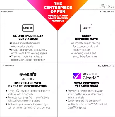 Монитор HP OMEN 27K