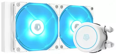 Жидкостное охлаждение для процессора ID-COOLING AuraFlow X 240 Snow