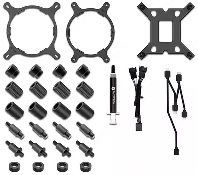 Жидкостное охлаждение для процессора ID-COOLING AuraFlow X 240 Snow