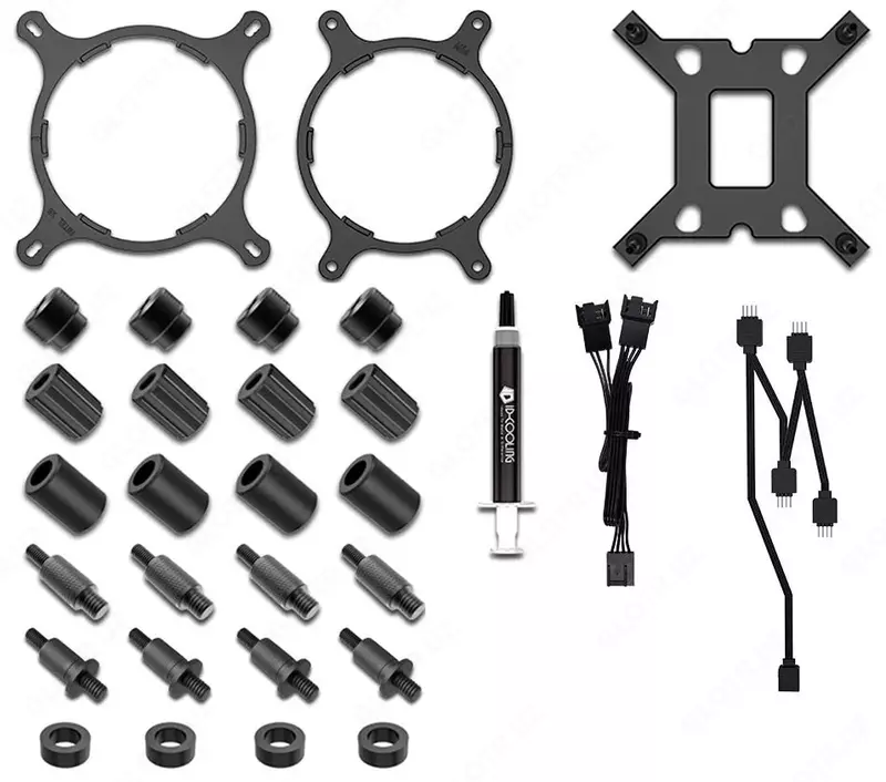 Жидкостное охлаждение для процессора ID-COOLING AuraFlow X 240 Snow