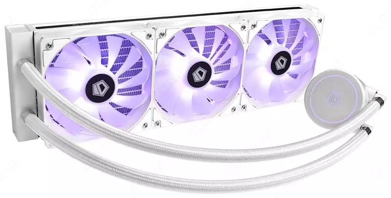 Жидкостное охлаждение для процессора ID-COOLING AURAFLOW X 360 SNOW
