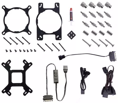 Жидкостное охлаждение для процессора ID-COOLING ZoomFlow 240X SNOW