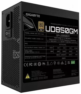 GIGABYTE GP-UD850GM 850W quvvat manbai