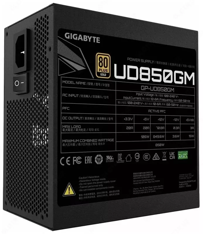 Блок питания GIGABYTE GP-UD850GM 850W