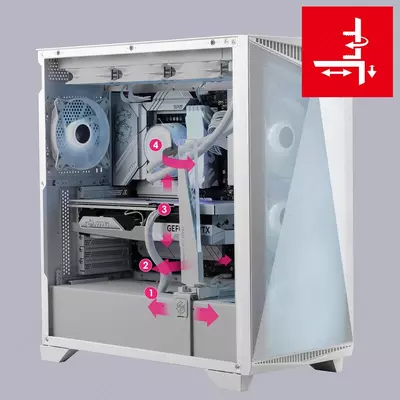 Корпус MPG GUNGNIR 300R AIRFLOW WHITE