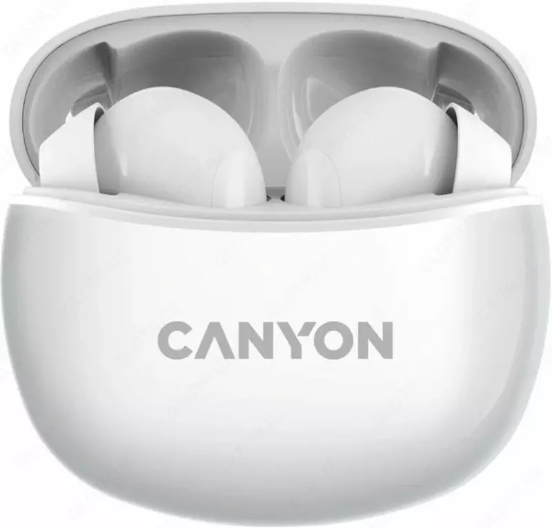 Canyon TWS-5 simsiz quloqchinlari, oq