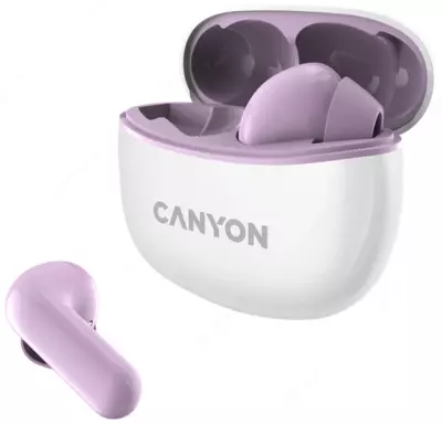 Беспроводные наушники Canyon TWS-5, фиолетовый