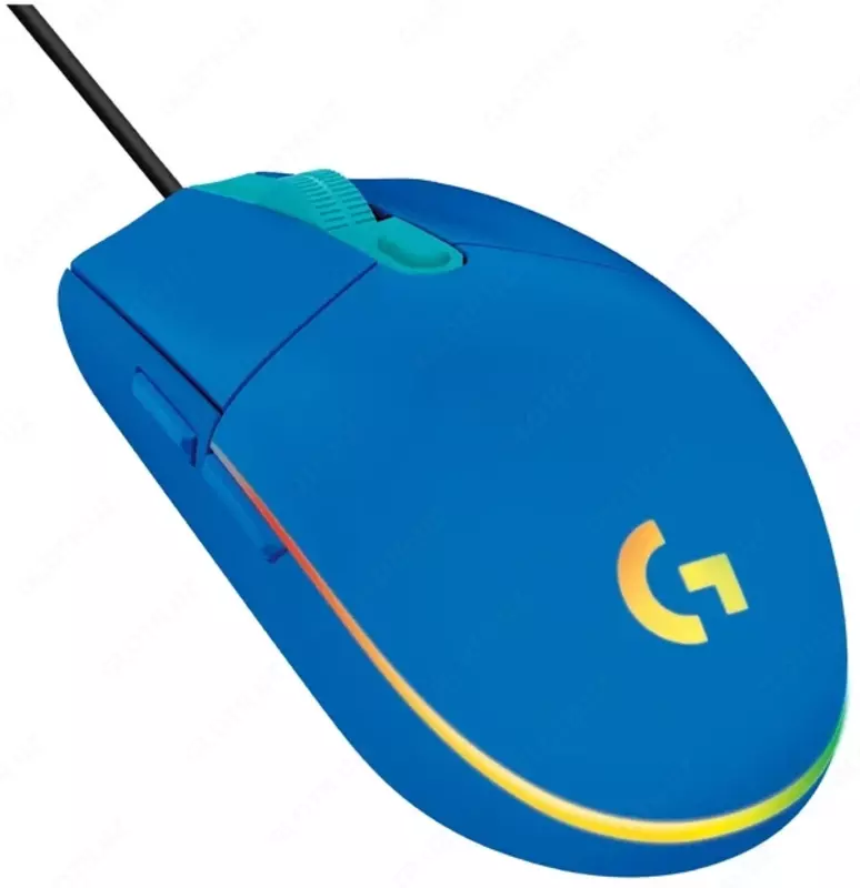 LOGITECH G203 Gaming Mouse BLUE - USB kompyuter sichqonchasi