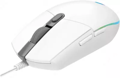 Logitech G G102 Lightsync WHITE - USB kompyuter sichqonchasi