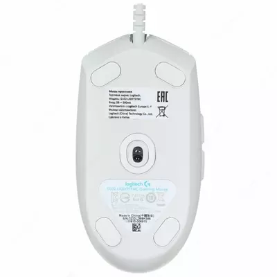 Logitech G G102 Lightsync WHITE - USB kompyuter sichqonchasi