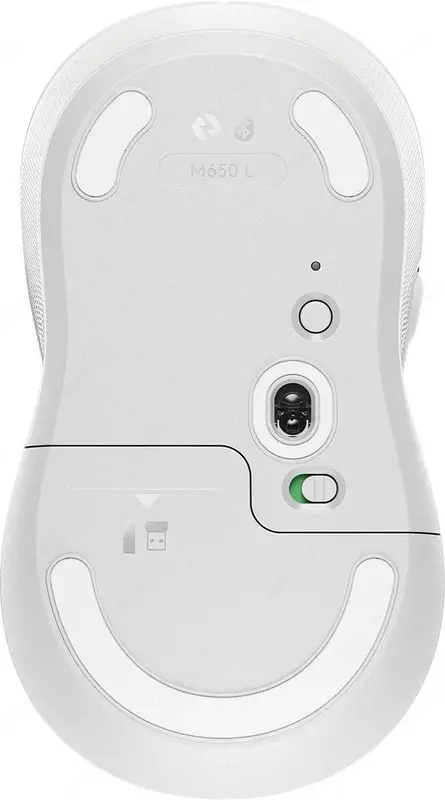 LOGITECH M650 Signature Bluetooth Mouse - OFF-WHITE sichqonchasi