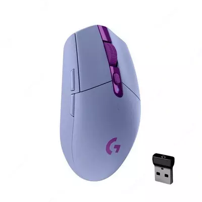 Logitech G305 Lightspeed sichqonchasi LILAC