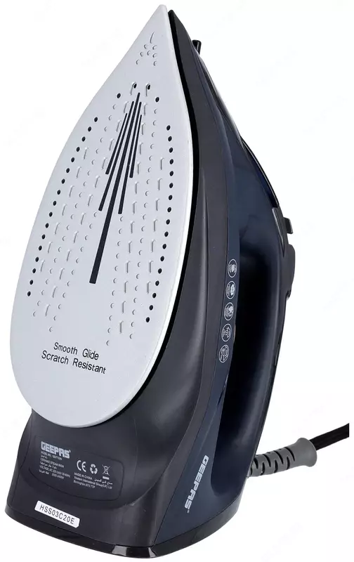 Паровой керамический утюг 2 в 1 GEEPAS GSI7703 2400 Вт