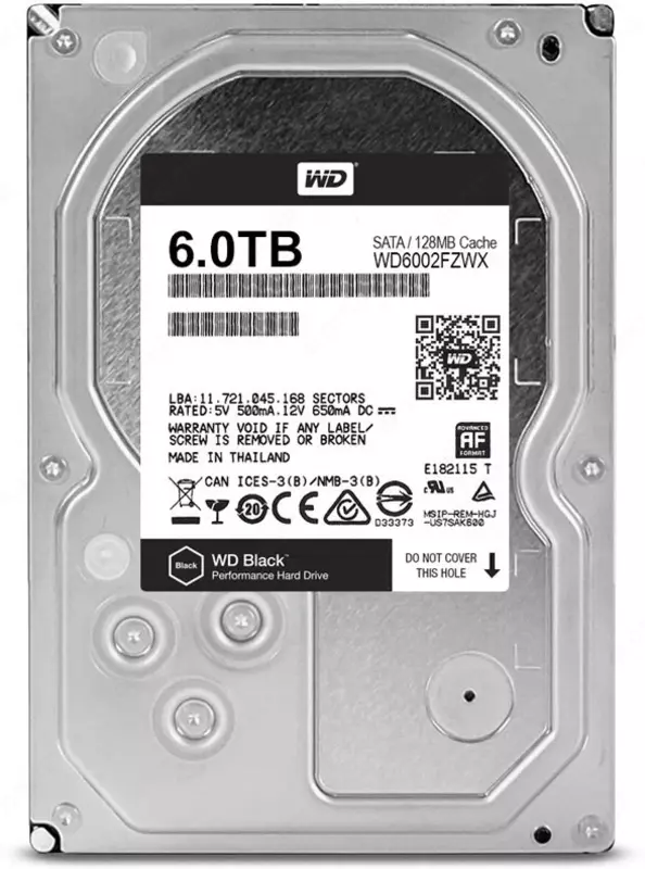 G'arbiy raqamli qizil plyus 4TB qattiq disk 40EZRX