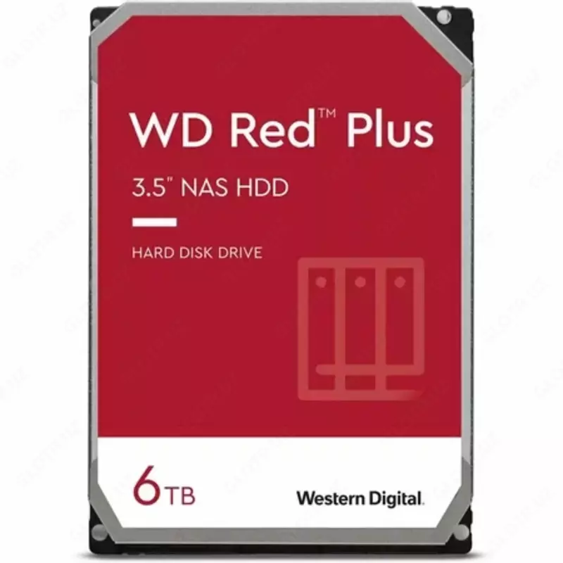 Жесткий диск Western digital Red Plus 6 Тб WD60EFPX