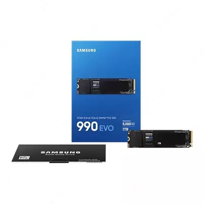 Твердотельный накопитель Samsung 990 EVO 1 ТБ NVMe M.2 SSD (MZ-V9E1T0)