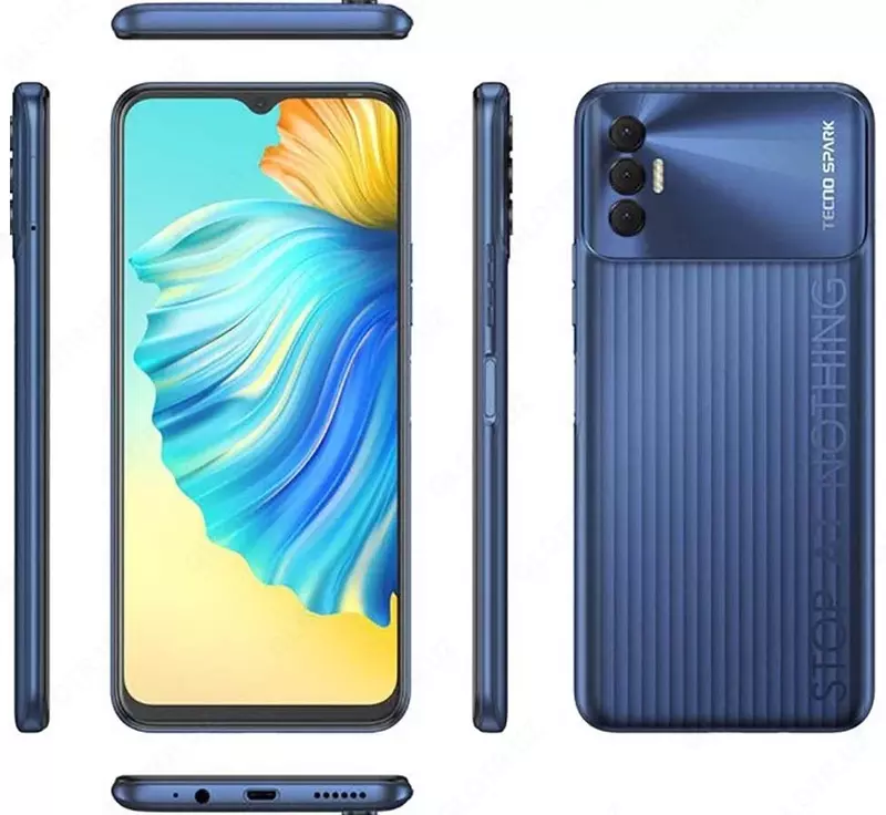 Smartfon Tecno Spark 8P (4+64) Dazzle Black