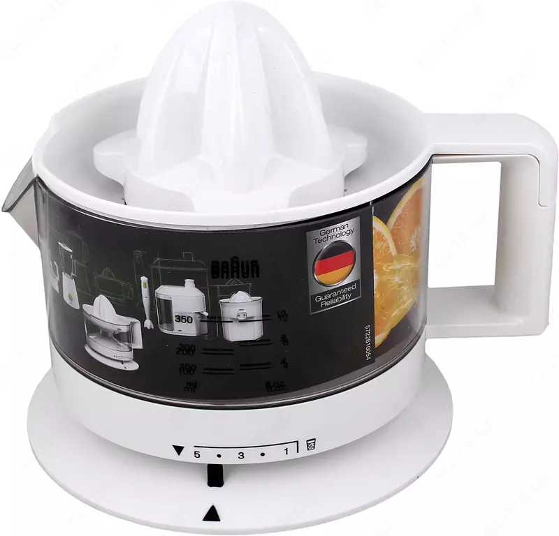 Sitrus sharbat siqib chiqaruvchi Braun CJ3000WH