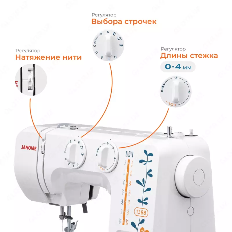 Швейная машина Janome 1388