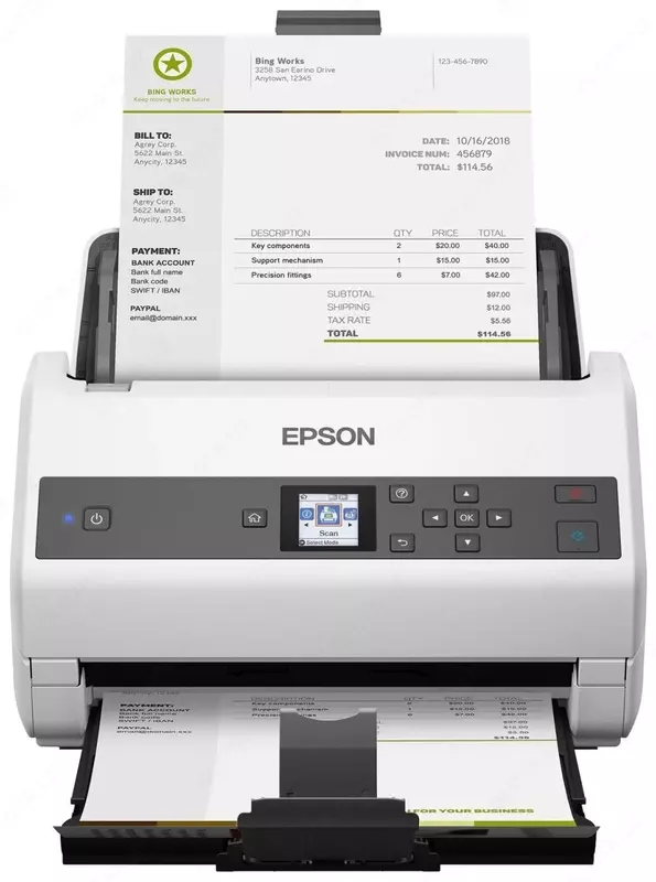  Сканер Epson WorkForce DS-870 Mytech.uz