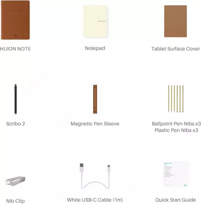 Interaktiv bloknot HUION Note X10