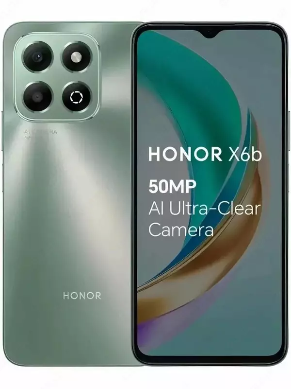 Смартфон Honor X6b 6/256GB Midnight Black,Forest Green