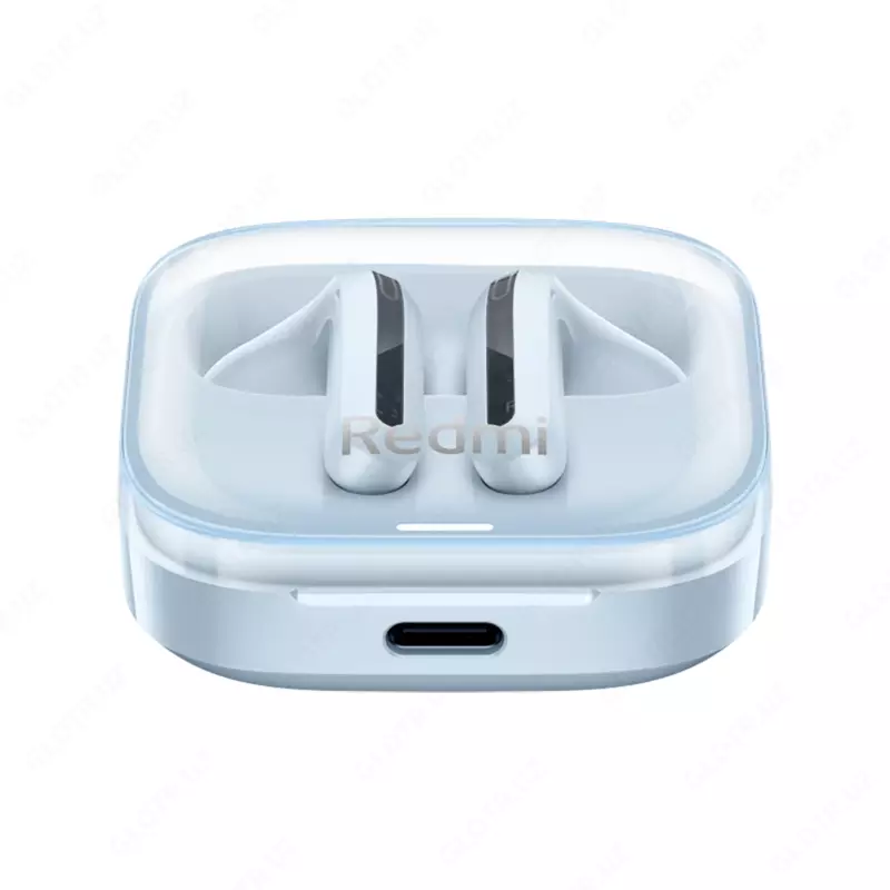 Xiaomi Redmi Buds 6 Active Transparent Blue,Transparent Powder simsiz quloqchinlari