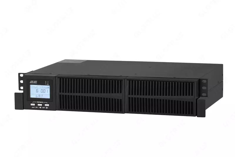 Источник бесперебойного питания 2E OD1000RT, 1000VA/900W, RT2U, LCD, USB, 3xSchuko 2E-OD1000RT