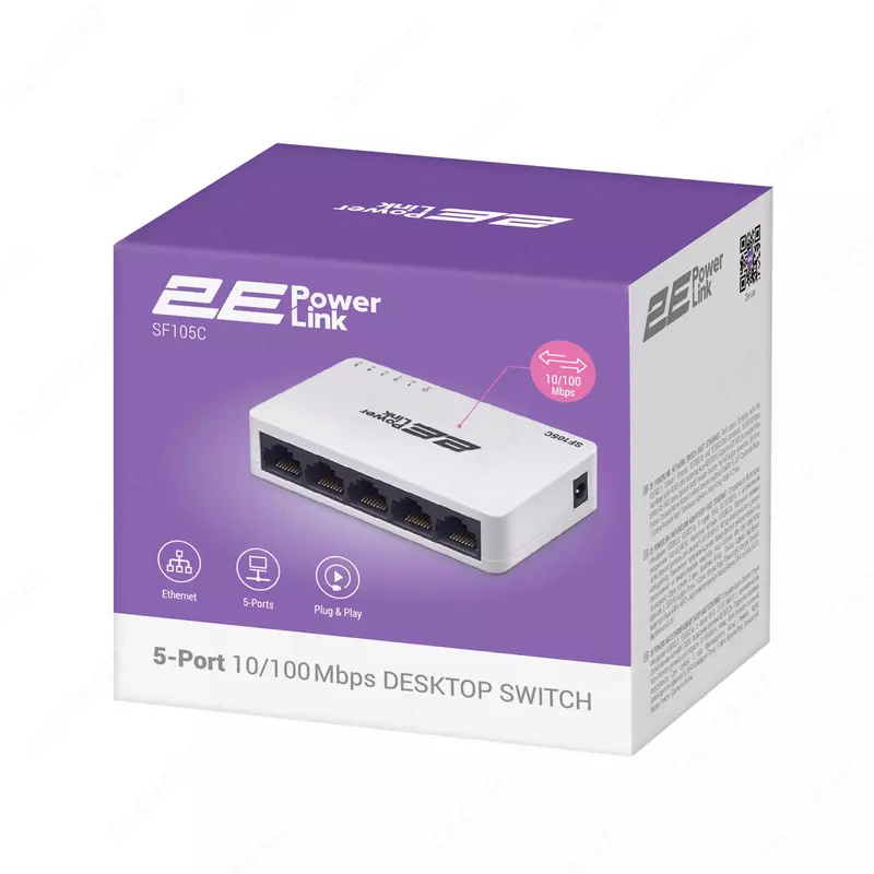 Switch 2E PowerLink SF105C 5xFE, boshqarilmaydigan