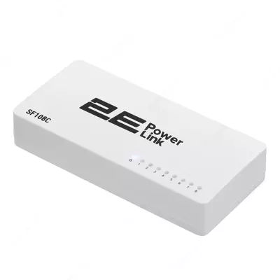 Коммутатор 2E PowerLink SF108C 8xFE, неуправляемый