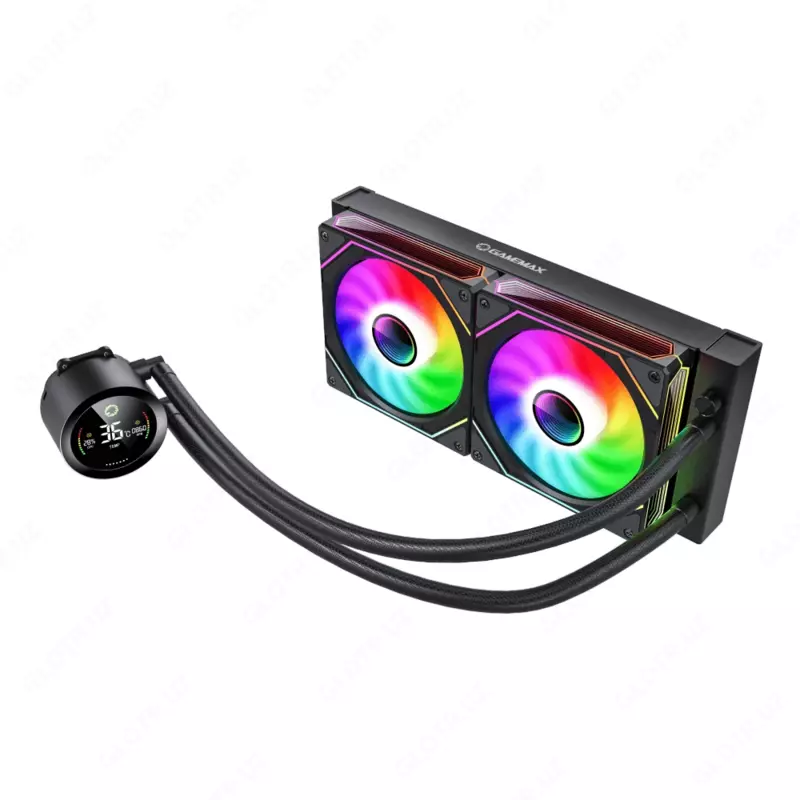 Suyuqlik orqali sovutish tizimi GameMax IceBurg 240 Digital BK