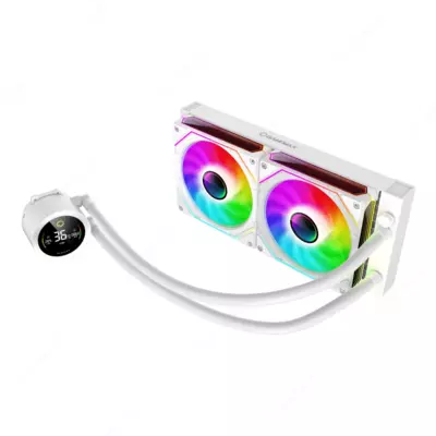 Suyuqlik orqali sovutish tizimi GameMax IceBurg 240 Digital WH