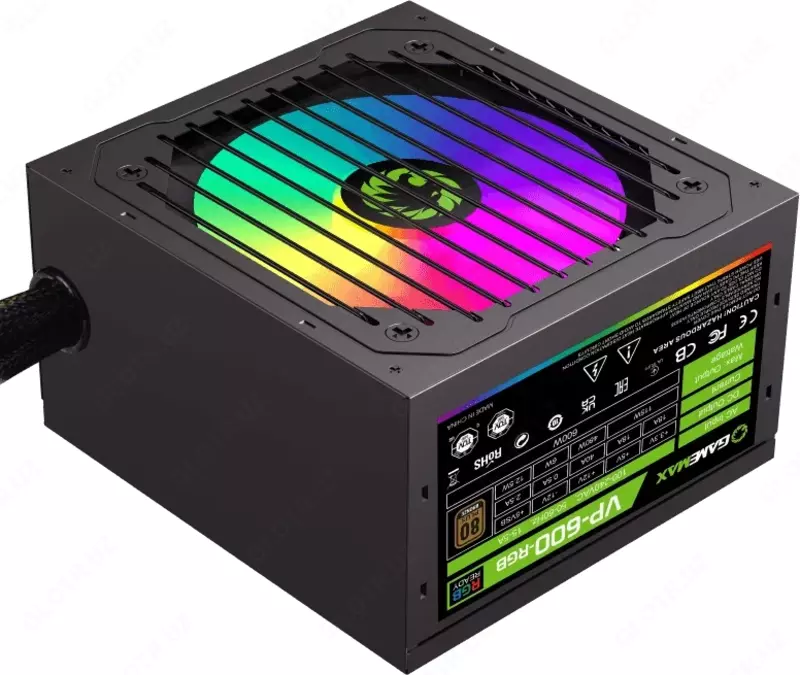 Quvvat manbai GameMax ATX 600W VP-600-RGB