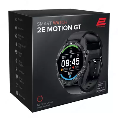 Smart soat 2E Motion GT 46 mm Black-Silver