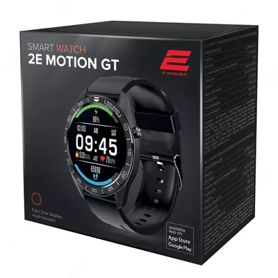 Smart soat 2E Motion GT 46 mm Black-Silver