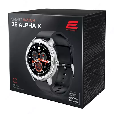 Smart soat 2E Alpha X 46 mm Silver