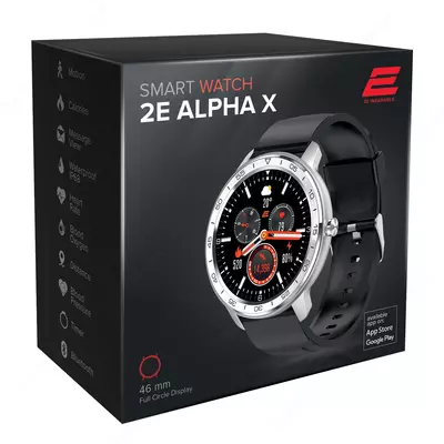 451 500 сум / шт Смарт-часы 2E Alpha X 46 mm Silver