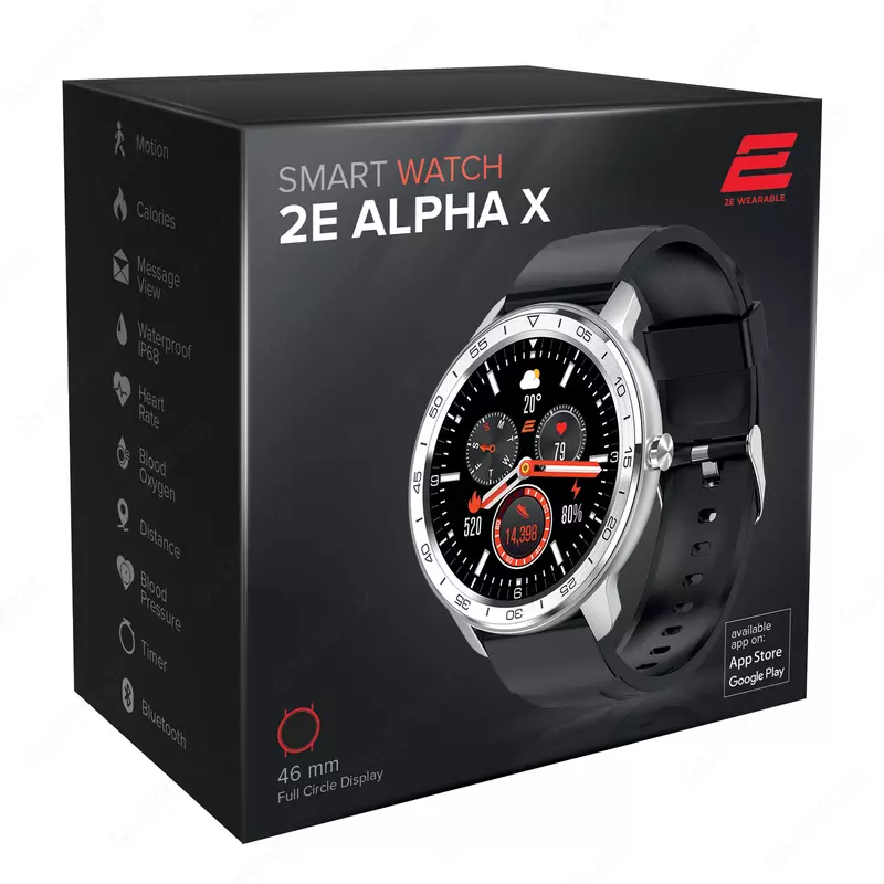 Smart soat 2E Alpha X 46 mm Silver