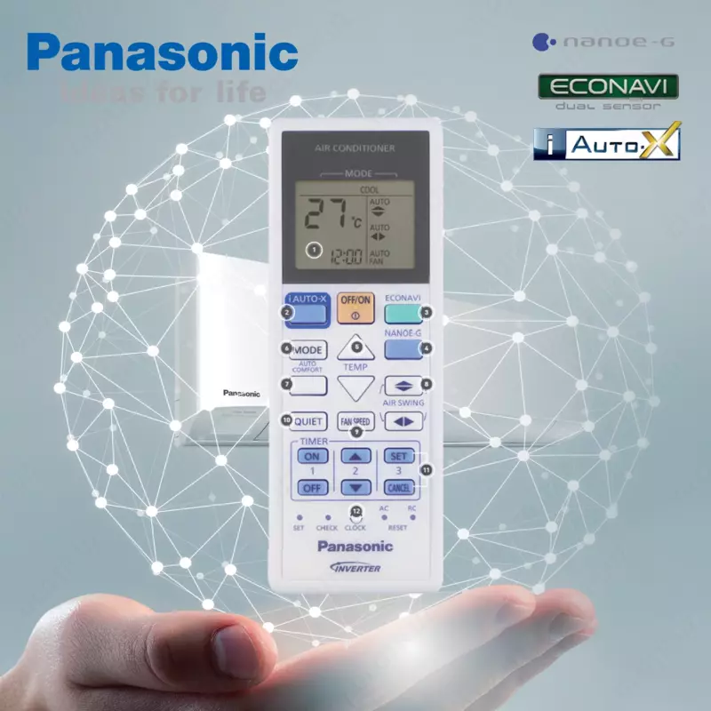 Panasonic CS/CU-PZ50WKD split sistemasi
