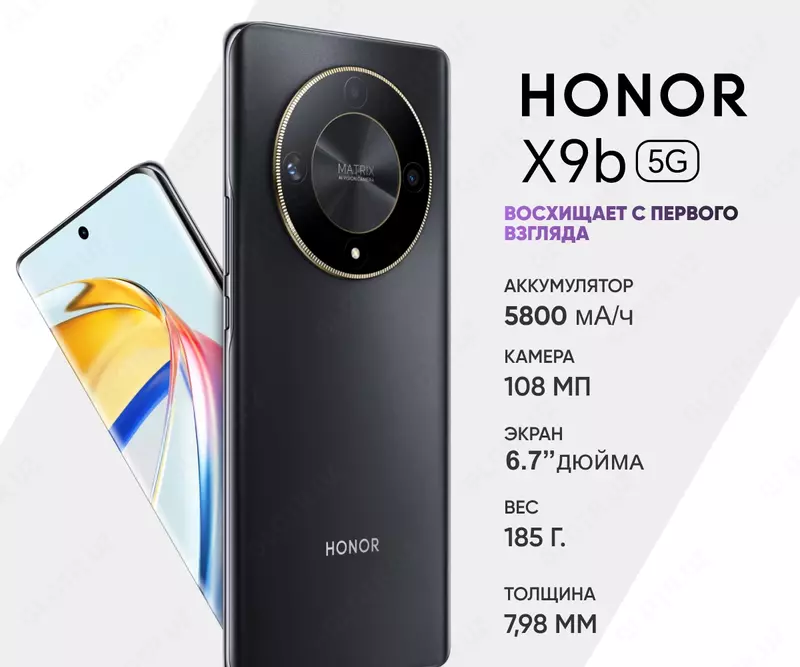 Смартфон Honor X9b 8/256GB midnight black