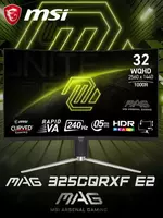 Монитор MSI | MAG | 325CQRXF E2 | Curved 1000R | 240Hz | 32"