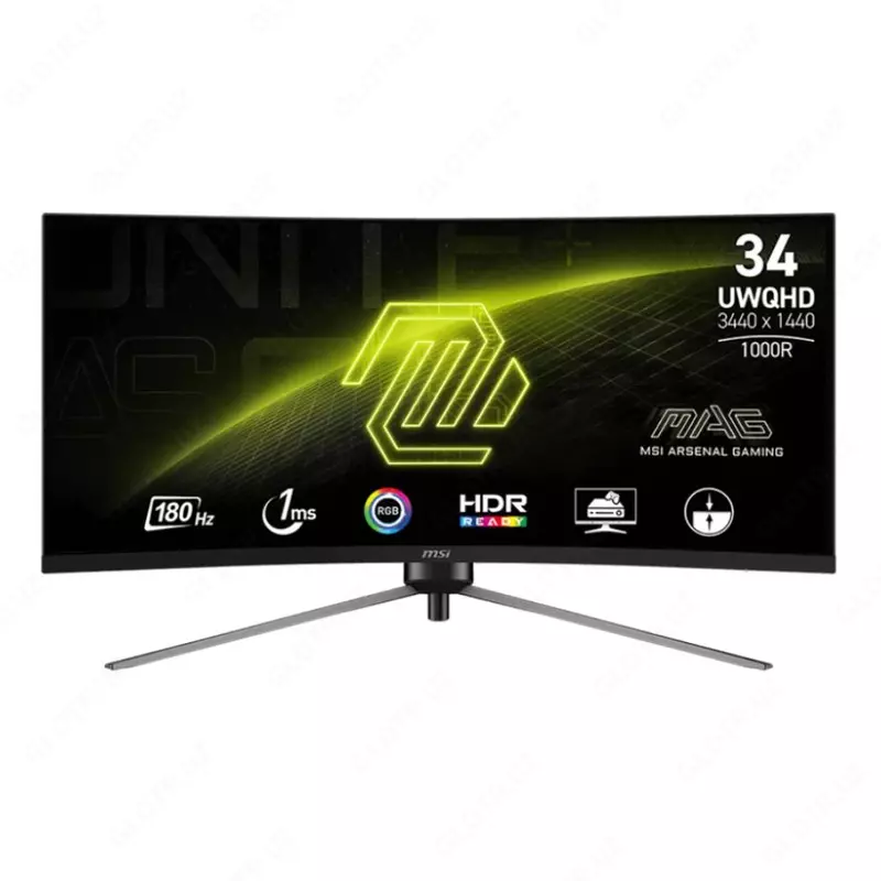 Монитор MSI | MAG | 345CQR | Curved 1000R | 180Hz | 34"