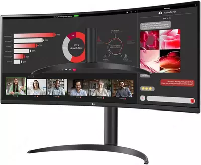 Монитор LG | 34WR55QC-B | Curved | 100Hz | 34"
